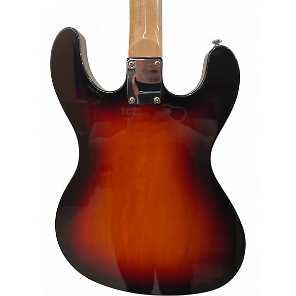 Used Eastwood Univox Hi-Flier Custom Sunburst Solid Body Electric Guitar