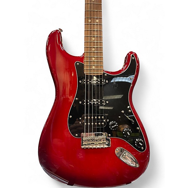 Used Fender II Stratocaster HSS Rosewood Fingerboard Limited Edition Candy Red Burst Solid Body Electric Guitar