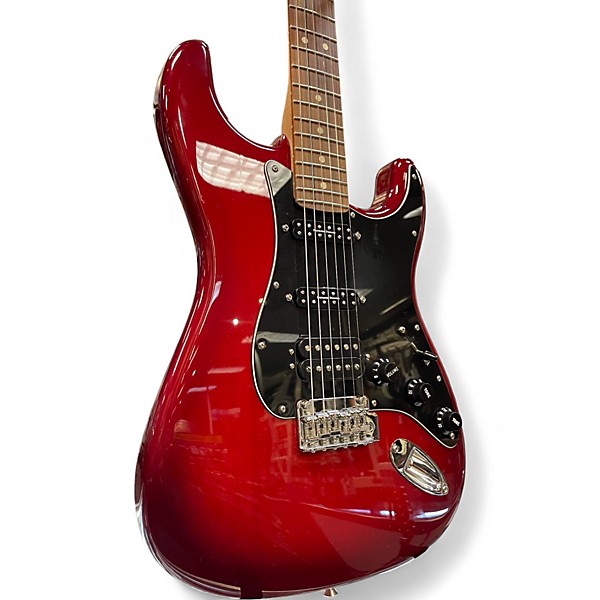 Used Fender II Stratocaster HSS Rosewood Fingerboard Limited Edition Candy Red Burst Solid Body Electric Guitar