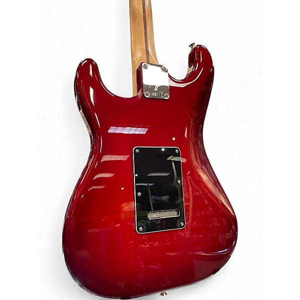 Used Fender II Stratocaster HSS Rosewood Fingerboard Limited Edition Candy Red Burst Solid Body Electric Guitar