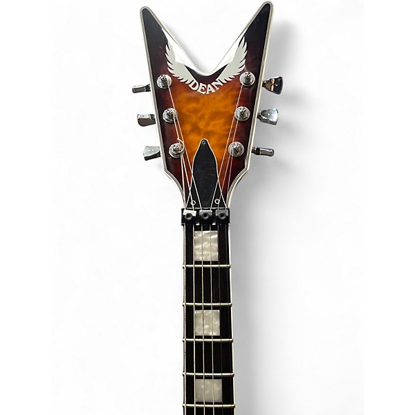 Used Dean ML SELECT FLOYD ROSE 2 Color Sunburst Solid Body Electric Guitar