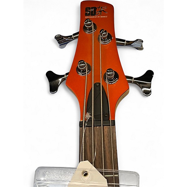 Used Ibanez SR300 Metallic Orange Electric Bass Guitar