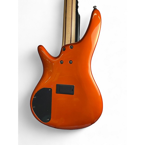 Used Ibanez SR300 Metallic Orange Electric Bass Guitar