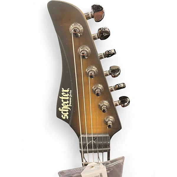 Used Schecter Guitar Research mach 6 banshee 2 Color Sunburst Solid Body Electric Guitar