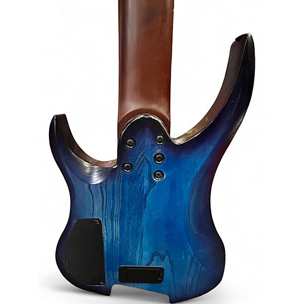 Used Legator Ghost Performance 8 Multi Scale SATIN BLUE Solid Body Electric Guitar