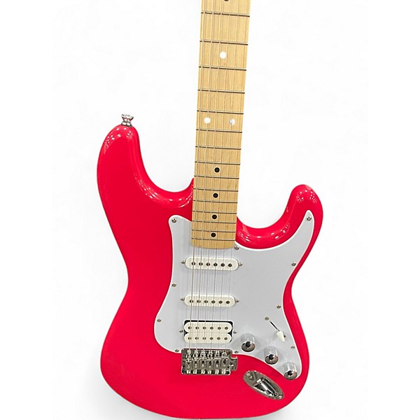 Used Kramer Focus VT 211S Pink Solid Body Electric Guitar