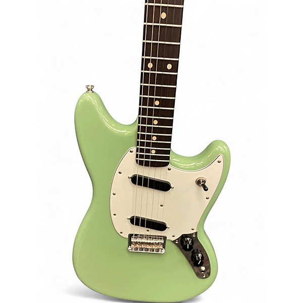 Used Fender Player II Mustang Birch Green Solid Body Electric Guitar