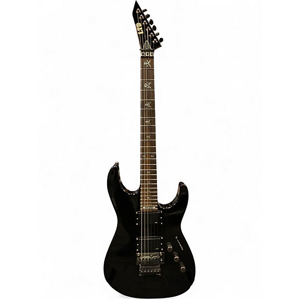 Used ESP LTD KH202 Kirk Hammett Signature Black Solid Body Electric Guitar