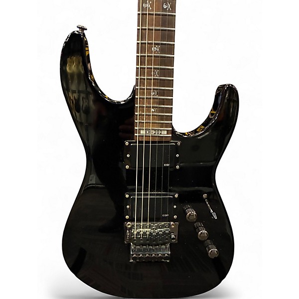 Used ESP LTD KH202 Kirk Hammett Signature Black Solid Body Electric Guitar