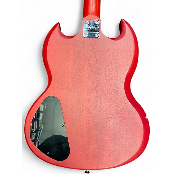 Used Epiphone SG Worn Cherry Solid Body Electric Guitar