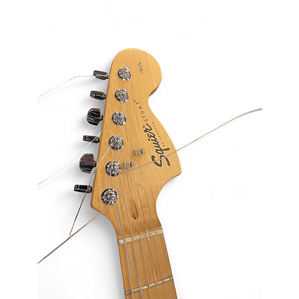 Used Squier Affinity Stratocaster Black Solid Body Electric Guitar