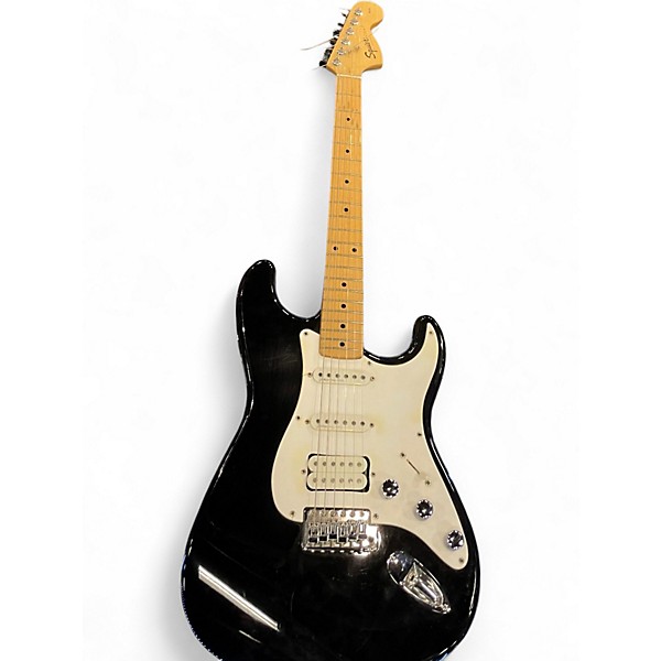 Used Squier Affinity Stratocaster Black Solid Body Electric Guitar
