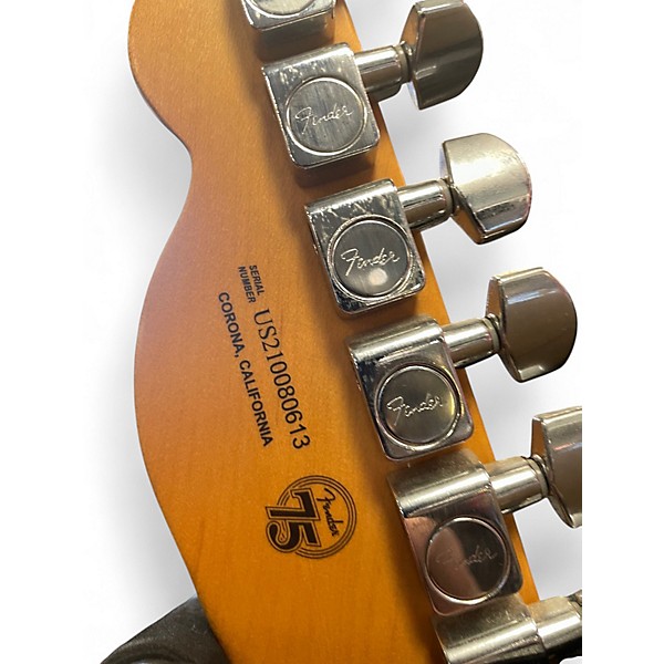 Used Fender American Professional Telecaster Olympic White Solid Body Electric Guitar