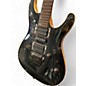 Used Ibanez S570AH Trans Black Solid Body Electric Guitar