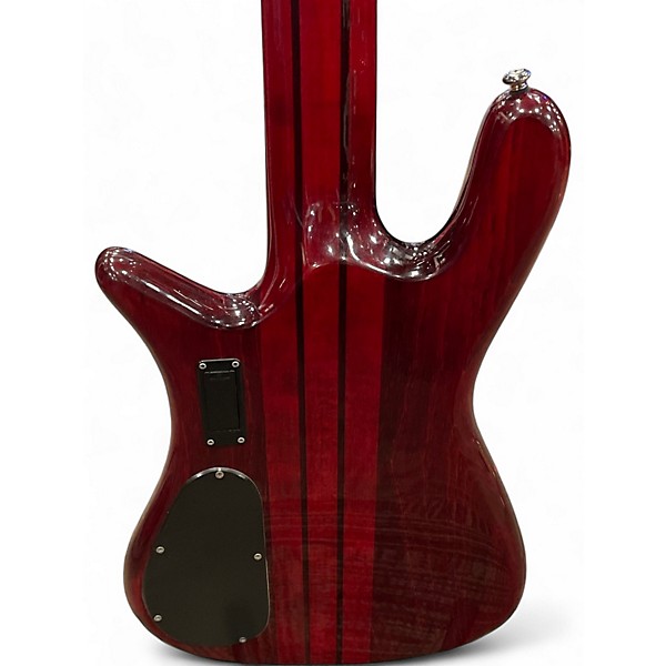 Used Spector NS DIMENSION INFERNO RED Electric Bass Guitar