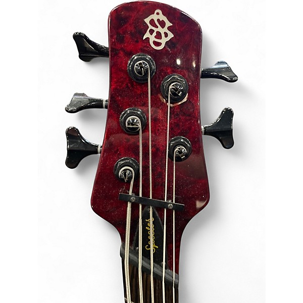 Used Spector NS DIMENSION INFERNO RED Electric Bass Guitar