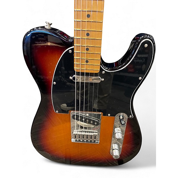 Used Fender Player Plus Telecaster 3 Color Sunburst Solid Body Electric Guitar