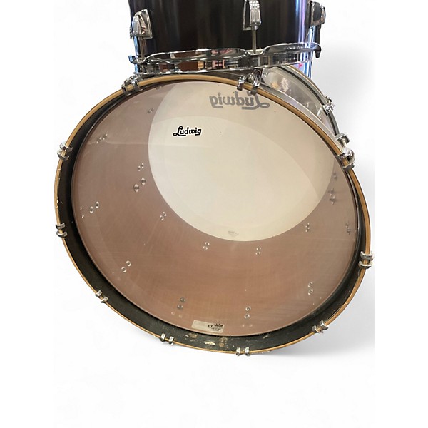 Used Ludwig 3 Piece NEUSONIC Black Drum Kit