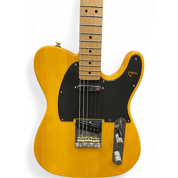 Used Fender Standard Telecaster Black and Yellow Solid Body Electric Guitar