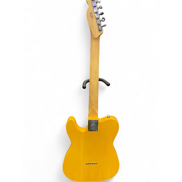 Used Fender Standard Telecaster Black and Yellow Solid Body Electric Guitar