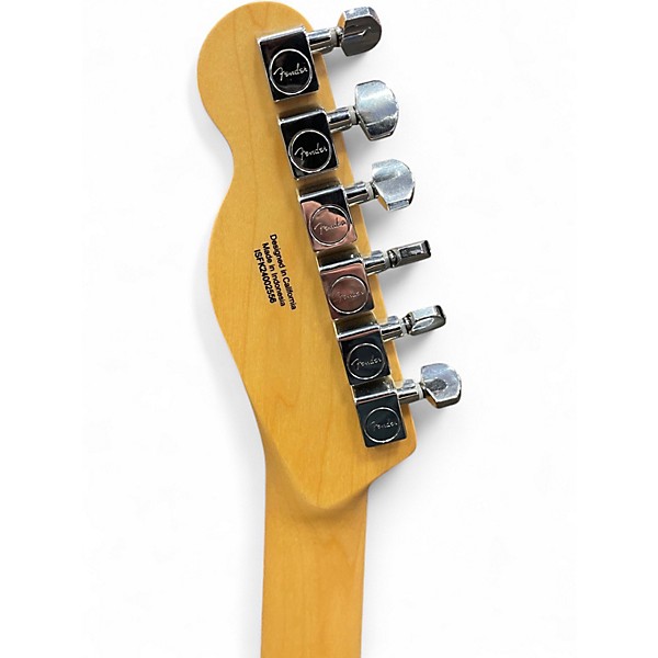 Used Fender Standard Telecaster Black and Yellow Solid Body Electric Guitar