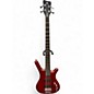 Used Warwick Corvette 4 String Maroon Electric Bass Guitar thumbnail