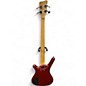 Used Warwick Corvette 4 String Maroon Electric Bass Guitar