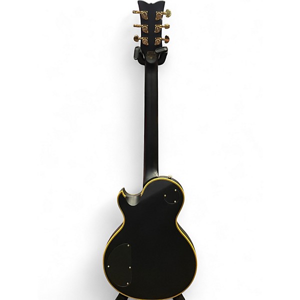 Used Schecter Guitar Research Solo-II Custom Vintage Black Solid Body Electric Guitar