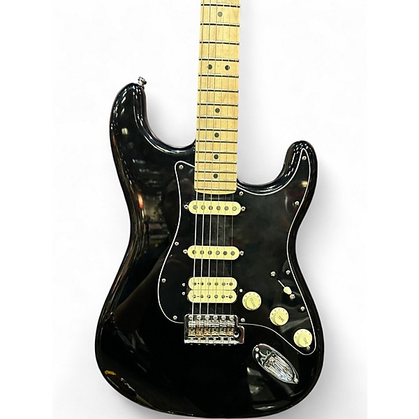Used Fender American Performer Stratocaster HSS Black Solid Body Electric Guitar