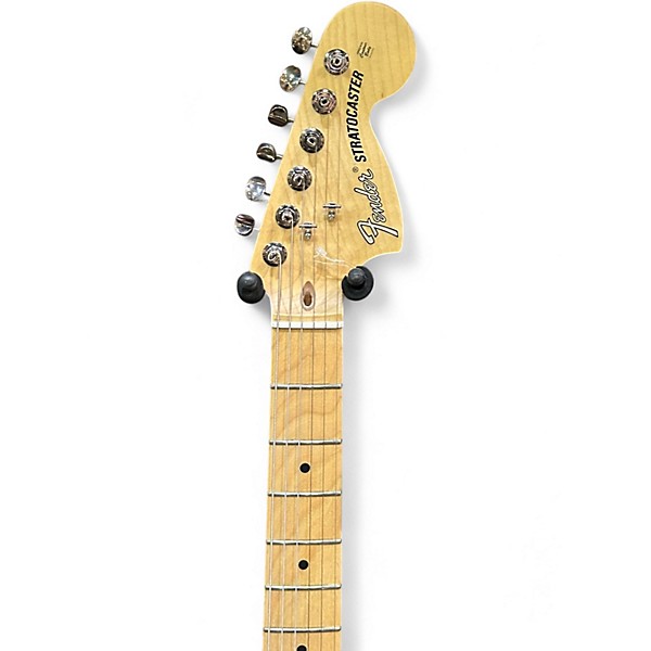 Used Fender American Performer Stratocaster HSS Black Solid Body Electric Guitar