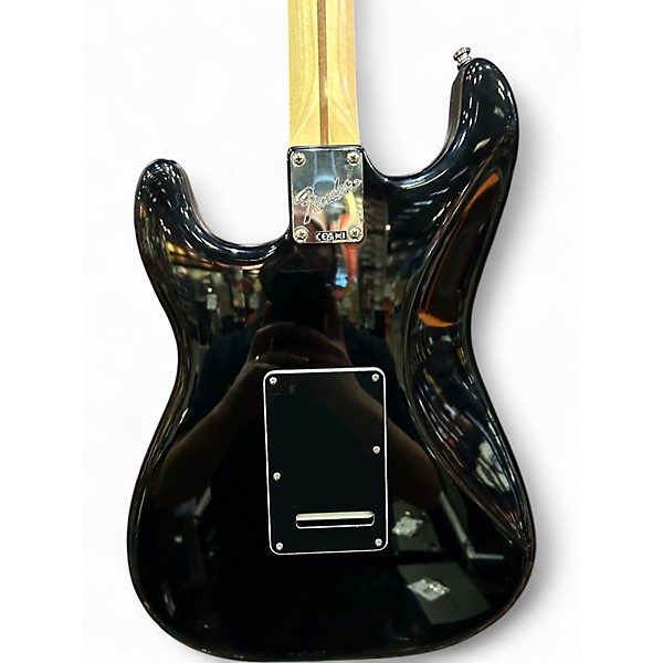 Used Fender American Performer Stratocaster HSS Black Solid Body Electric Guitar