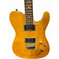 Used Fender Special Edition Custom Telecaster FMT HH Amber Solid Body Electric Guitar