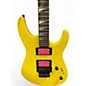 Used Jackson dk2xr Graffiti Yellow Solid Body Electric Guitar