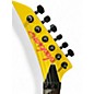 Used Jackson dk2xr Graffiti Yellow Solid Body Electric Guitar