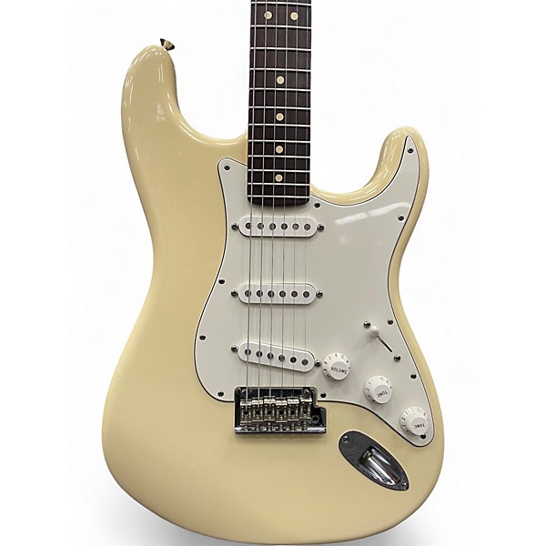 Used 2012 Fender American Standard Stratocaster Olympic White Solid Body Electric Guitar