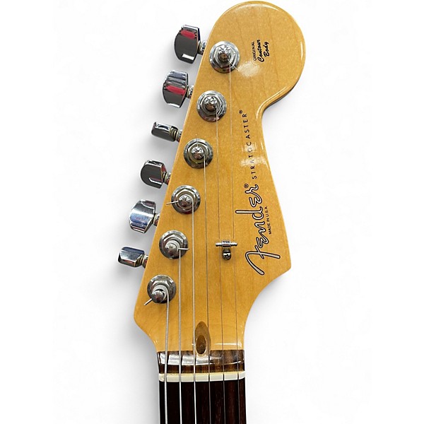 Used 2012 Fender American Standard Stratocaster Olympic White Solid Body Electric Guitar