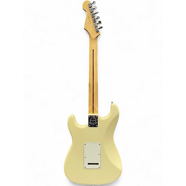 Used 2012 Fender American Standard Stratocaster Olympic White Solid Body Electric Guitar