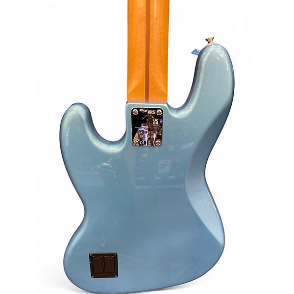 Used Fender Player Plus Jazz Bass V Blue Electric Bass Guitar