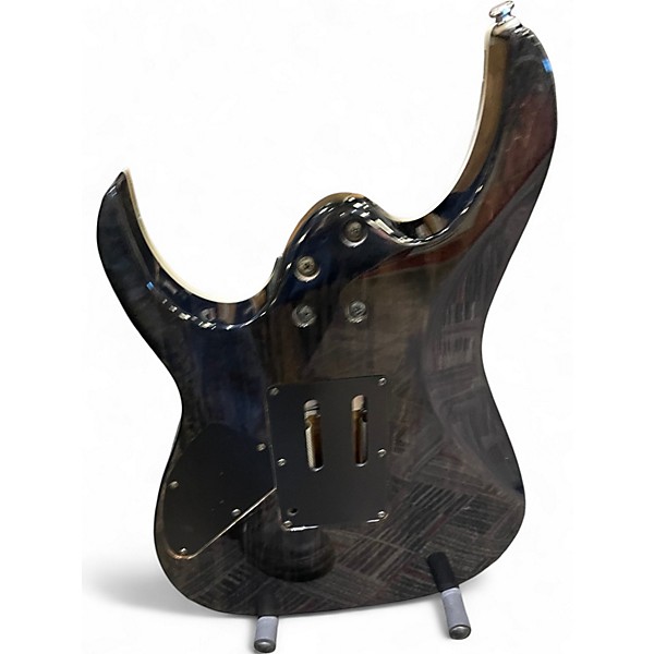 Used Ibanez RG4EXFM1 Trans Black Solid Body Electric Guitar