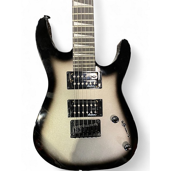 Used Jackson JS1X Minion Black and Silver Solid Body Electric Guitar