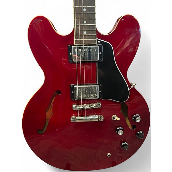 Used Epiphone Dot Cherry Hollow Body Electric Guitar