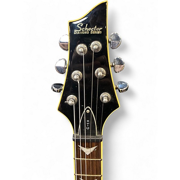 Used Schecter Guitar Research C1 Plus Red Burst Solid Body Electric Guitar