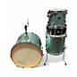 Used Dixon 4 Piece FUSE GREGG BISSONETTE SEA FOAM GREEN SPARKLE Drum Kit thumbnail