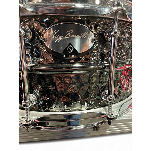 Used Dixon 14in GREGG BISSONETTE SIGNATURE Nickel Over Brass Drum