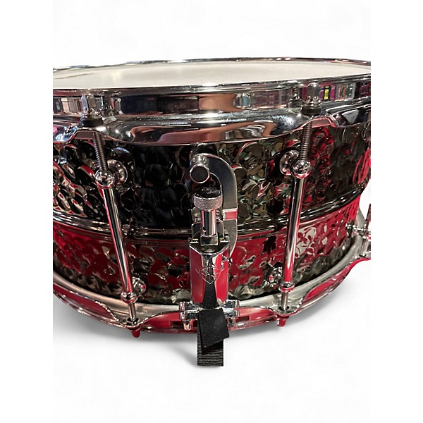 Used Dixon 14in GREGG BISSONETTE SIGNATURE Nickel Over Brass Drum