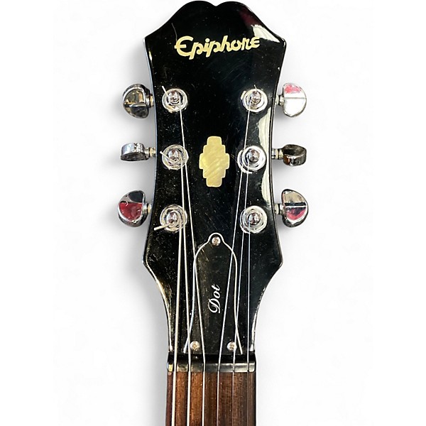Used Epiphone Dot NA Natural Hollow Body Electric Guitar