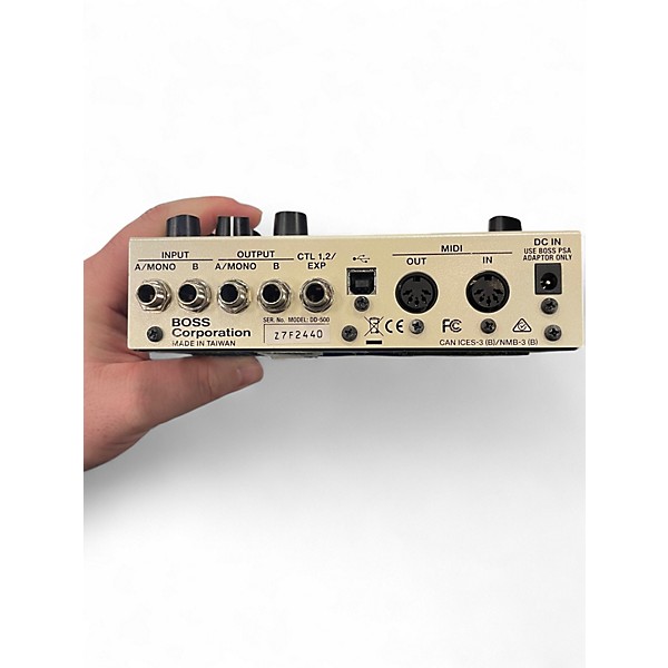 Used BOSS DD500 Digital Delay Effect Pedal