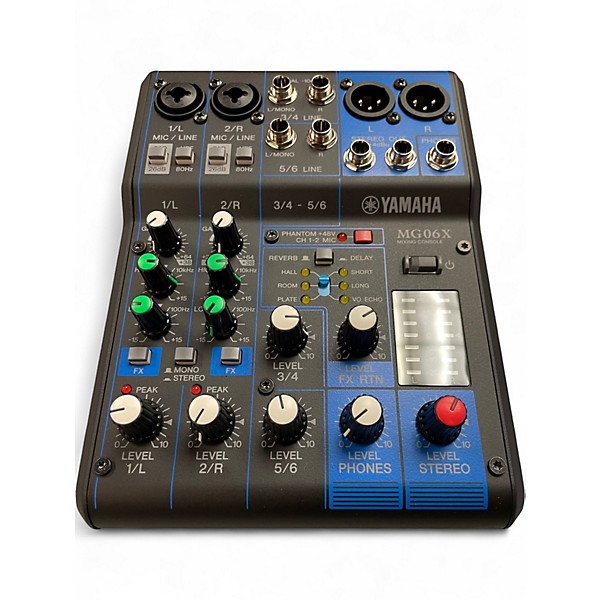 Used Yamaha MG06X Unpowered Mixer