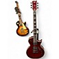 Used 2021 ESP EC1000 Deluxe Crimson Red Trans Solid Body Electric Guitar thumbnail