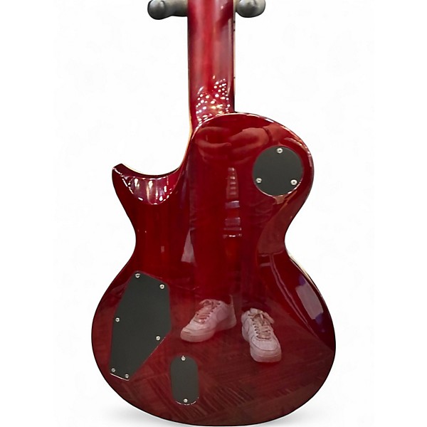 Used 2021 ESP EC1000 Deluxe Crimson Red Trans Solid Body Electric Guitar